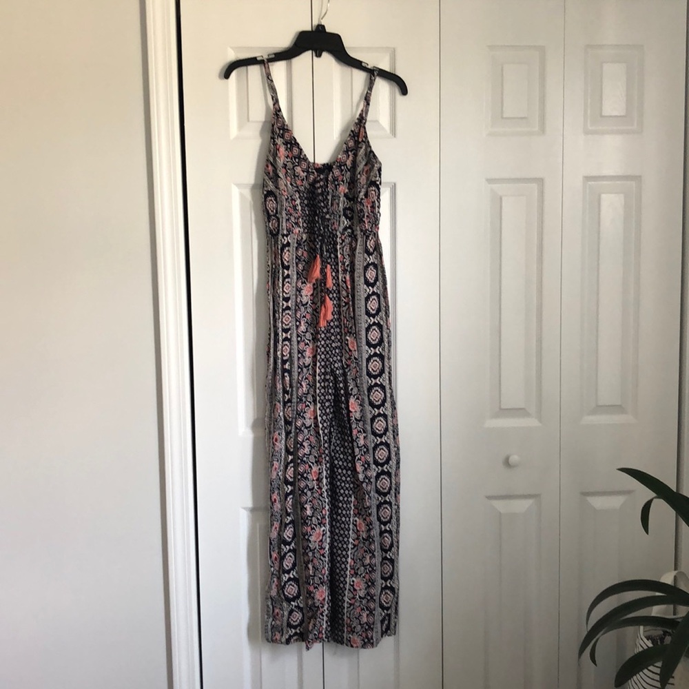 Wide Leg Boho Jumpsuit